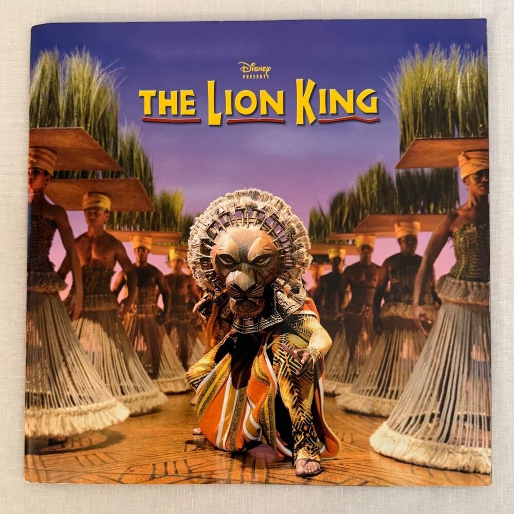 The Lion King Rafiki Tour Souvenir Program 2021 2022 Spencer Plachy Cast